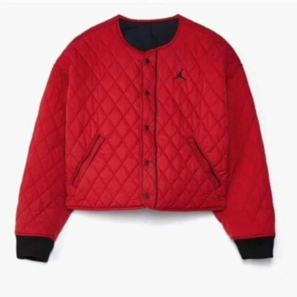 Nike Air Jordan Flight Cropped Bomber Reversible Jacket
